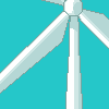 Windy hill icon/pixelart