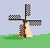 Windmill icon/pixelart