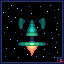 Winged Triangle icon/pixelart