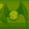 The dark digital pet - grandfather sky icon/pixelart