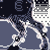 Santa's Yule Deer icon/pixelart
