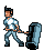 Hammerguy- jump icon/pixelart