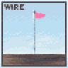 Wire - Pink Flag icon/pixelart