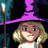 Wizard Girl icon/pixelart