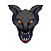 Wolf head icon/pixelart