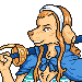 Wanda, One Piece icon/pixelart