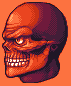 Red Skull icon/pixelart