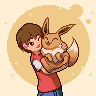 eevee gift icon/pixelart
