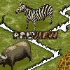 Cape Buffalo, Giraffe and Zebra Oh My!