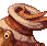 Fearful sea monster icon/pixelart