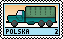 Znaczek pocztowy 2 icon/pixelart