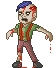 Zombie icon/pixelart