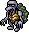 Turtle Zombie Animation icon/pixelart
