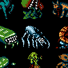 Quantum Dragon - 8-bit Monsters icon/pixelart