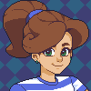 Zooey Portrait icon/pixelart
