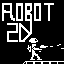Robot 2D icon/pixelart