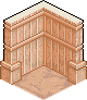 Corner template with background