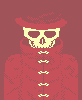 Skeleton icon/pixelart