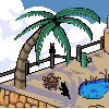 The Cat Shepherd  icon/pixelart
