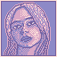 Bored Girl 1-2-3-4 icon/pixelart