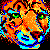 Tiger Icon icon/pixelart