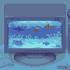 Aquarium icon/pixelart