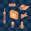 First Aid Kit icon/pixelart