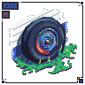 Tire icon/pixelart