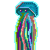 The Day The Jellyfish Floated Away icon/pixelart