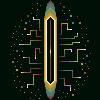 The Muse Opens the Door of Inspiration Upon the Hero icon/pixelart