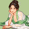The hot summer icon/pixelart