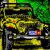 Jungle Jeep (ZX) icon/pixelart