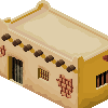2 Traditional Mexican Houses icon/pixelart