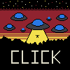 Alien Abduction icon/pixelart