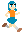 Simple Girl Run icon/pixelart