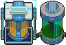 power station and tank animations icon/pixelart