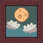 Princess on the hill  icon/pixelart