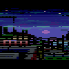 Fullscreen city - Triplet (ATARI 2600) icon/pixelart