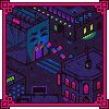 Glow in the dark icon/pixelart