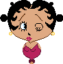 Betty Loop for Mandelbrot challenge icon/pixelart