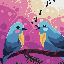 birds icon/pixelart