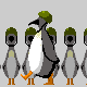 Penguin icon/pixelart