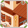 Blacksmith Iso Building icon/pixelart