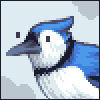 blu j icon/pixelart