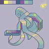 Purplez Meets a Lemon icon/pixelart