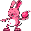 Bomb Bunny  icon/pixelart