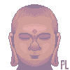 Buddha icon/pixelart