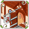 Butchers Iso Building icon/pixelart