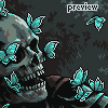 Butterflies icon/pixelart