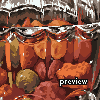 Glass of sour candies icon/pixelart
